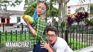 CARNEDELMERCADO – (Blue Maria, Logan Salamanca) – Latina Teen With Glasses Has A Perfect Ass And Tight Pussy To Fuck